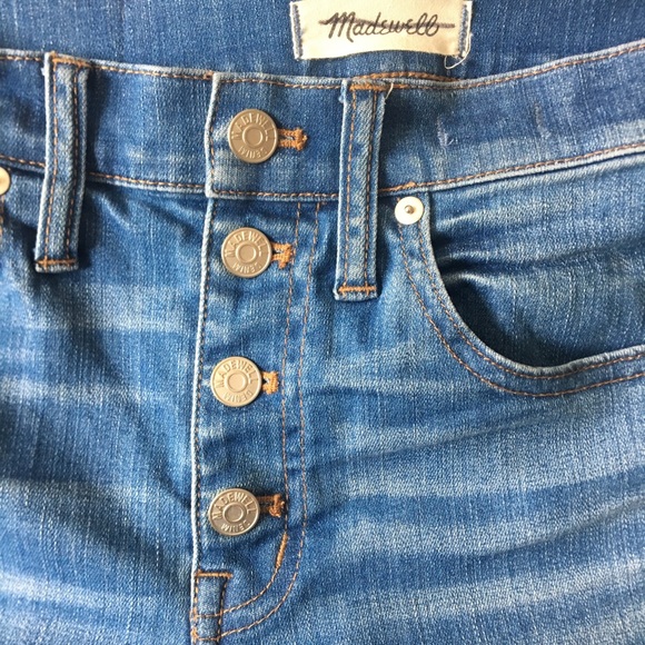 Madewell Cali Demi boot cut jeans chewed hem - Picture 4 of 8